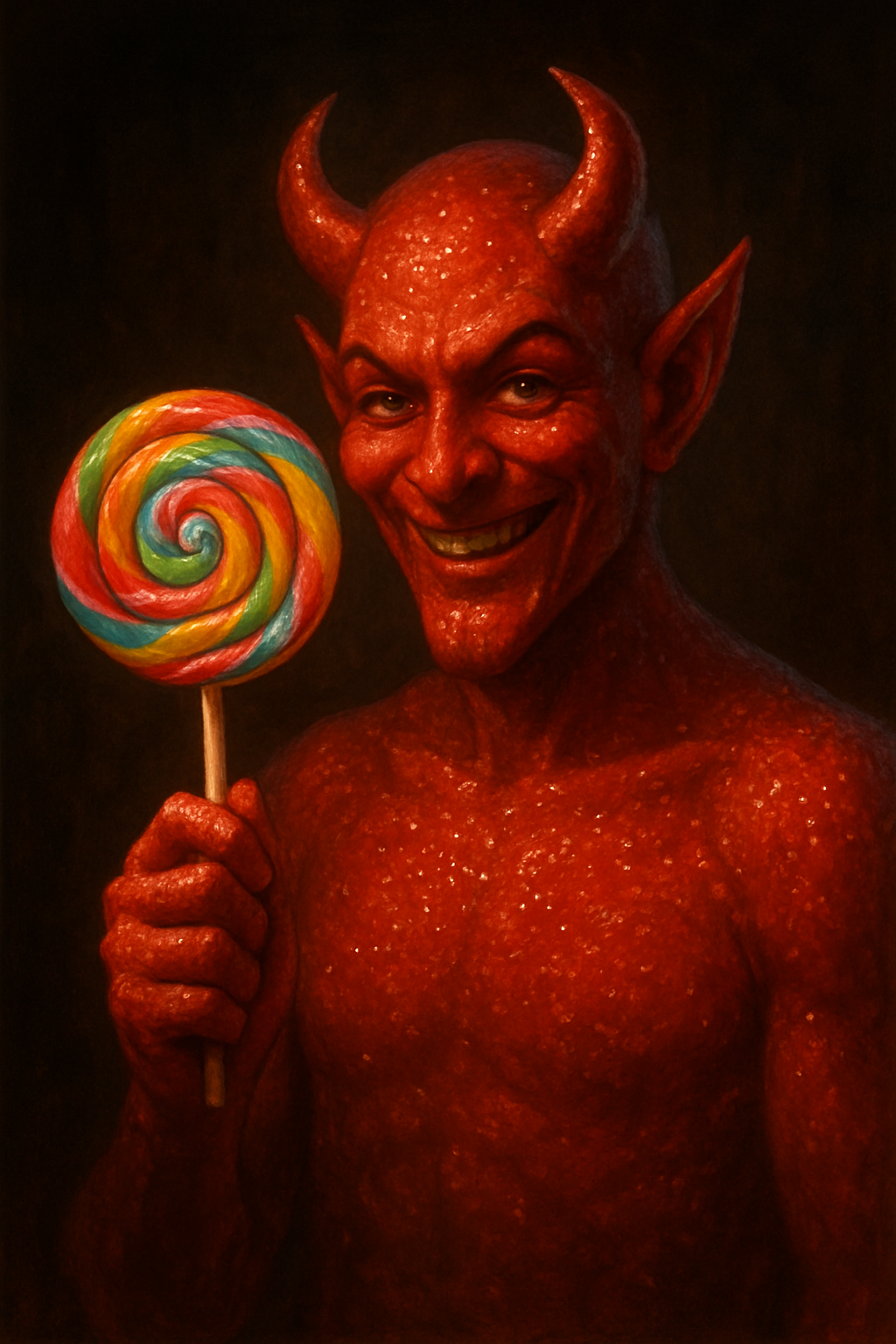 zucker ist der teufel, verbildlicht